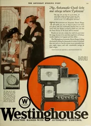 Westinghouse Electric Company, publicité du Saturday Evening Post, vers 1920-1925