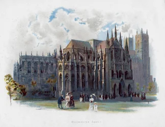 Abbaye de Westminster, Londres, fin 19e siècle