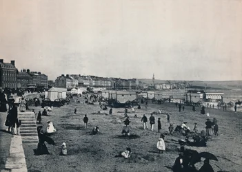 Weymouth - Vue Générale de la Ville et de la Plage, 1895