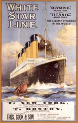 White Star Line. Titanic & Olympic, vers 1911