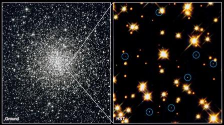 Étoiles naines blanches dans l