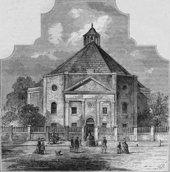 Tabernacle de Whitefield, Tottenham Court Road, Westminster, Londres, 1820