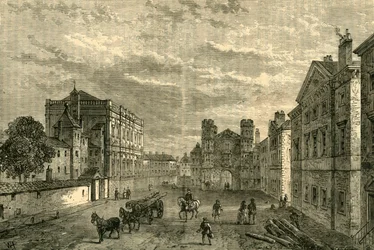Whitehall, en direction de la porte Holbein, 1881