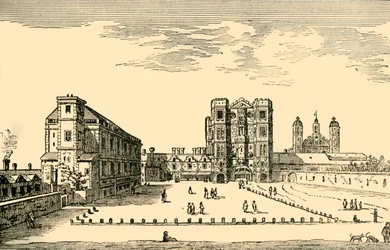 Whitehall vers 1650, 1881