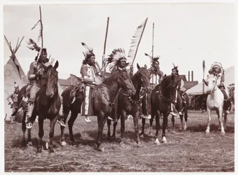 Spectacle du Far West, vers 1905