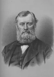 William Edward Forster, industriel, philanthrope et homme politique britannique, vers 1880-1883
