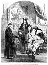 Guillaume III confiant le jeune duc de Gloucester à l