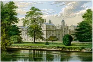 Wilton House, Wiltshire, maison du comte de Pembroke et Montgomery, vers 1880