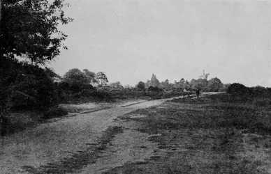 Wimbledon Common et le moulin à vent, vers 1900, 1912