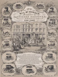 Wm. L. McDonald, fabricants de harnais de voiture & Co. Repository, No. 26 Beekman & 1..., 1852-86