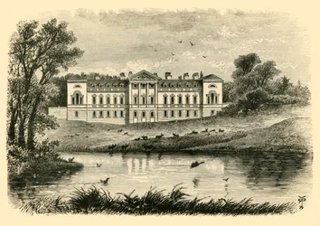 Abbaye de Woburn - La façade ouest, 1898
