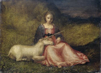Femme avec licorne, c. 1510