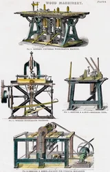 Machinerie en bois, 19ème siècle