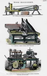 Machinerie en bois, 19e siècle
