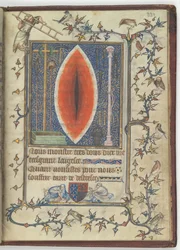 Blessure du Christ du Psautier et livre de prières de Bonne de Luxembourg, vers 1345