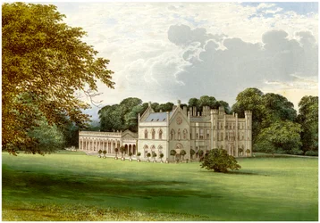Abbaye de Wycombe, Buckinghamshire, maison de Lord Carrington, vers 1880