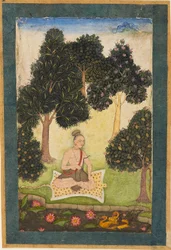 Yogini dans la forêt, vers 1620