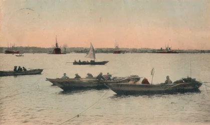Port de Yokohama, Japon, vers 1918