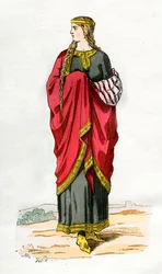 Jeune femme de la fin de la dynastie carolingienne, vers 990 1882-1884
