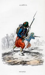 Zouaves, armée française en Algérie