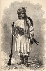Un soldat afghan, illustration de 