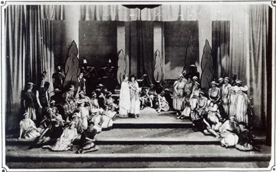 Première représentation en Angleterre de l