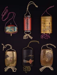 Étuis Inro (doré et laqué)
