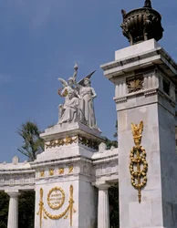 Mexico City. Hémicycle de Benito Juarez.