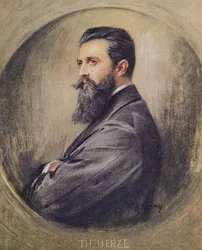 Portrait de Theodor Hertzl (1860-1904)