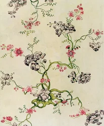 Motif de soie par Anna Maria Garthwaite, 1740