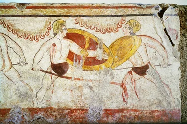 La Bataille des Gladiateurs (détail)
