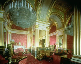 La Chambre Dorée de la Tsarine, dans les appartements privés du Grand Palais du Kremlin