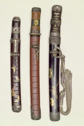 Trois Aikichi Tanto (épées) de la période Meiji, fin 19ème siècle