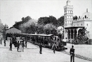 Une locomotive Decauville.