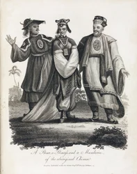 Un prince, une princesse et un mandarin des Chinois aborigènes
