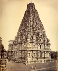 Une grande pagode en Inde