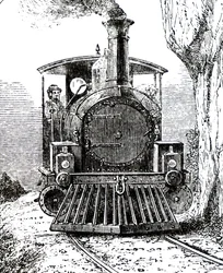 Un frein de locomotive