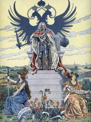 Allégorie de « Gott erhalte Franz den Kaiser » (Dieu sauve l