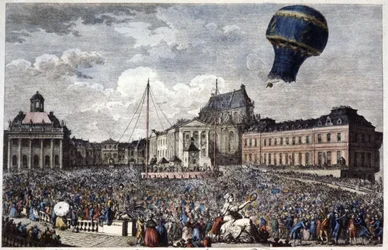 Ascension du ballon à air chaud "Martial"