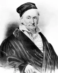 Carl Friedrich Gauss, mathématicien allemand, milieu du 19e siècle