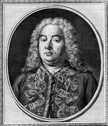 Compositeur George Handel, Londres, vers 1750