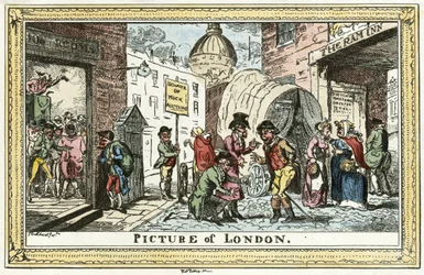Cruikshank - Image de Londres