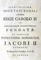 Page de dédicace des 