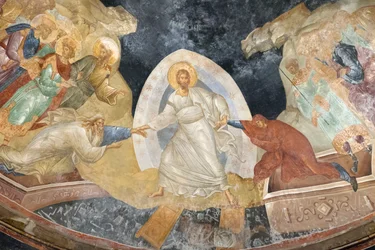 Détail de la fresque de l