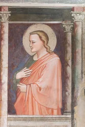 Exposition dans les voûtes du musée de la cathédrale de Prato, Italie