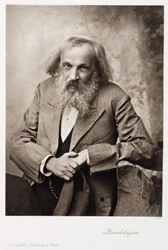 Dmitri Ivanovitch Mendeleïev, chimiste russe, vers 1905
