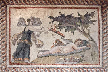 Éros et Psyché Mosaïque, de Samandegi, Turquie