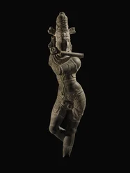 Figure de Venugopala, Inde du Sud, fin de la période Chola / début de la période Vijayanagar, fin 13e / début 14e siècle
