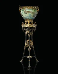 Jardinière sur pied "Japonisme" française, 1874