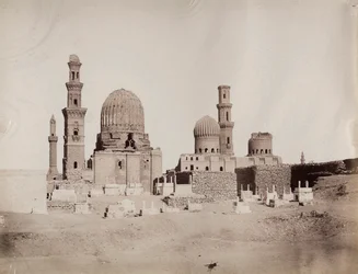 Vue générale des tombes des Mamelouks, Le Caire